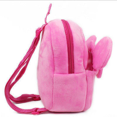 Pink Plush Backpack for Baby Girl