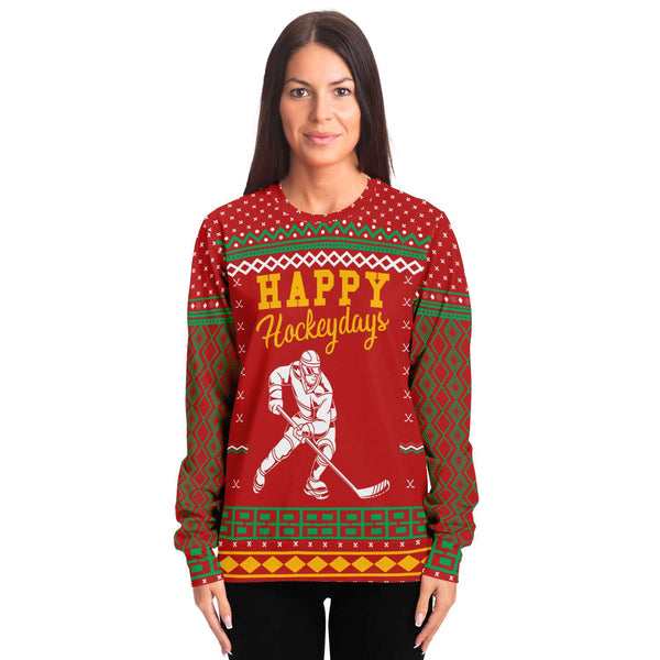 Happy Hockeydays - Athletic Sweatshirt