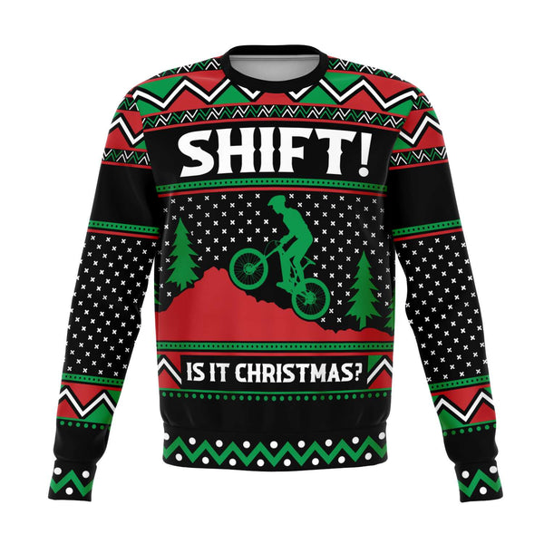 Shift It's Christmas - Athletic Sweatshirt