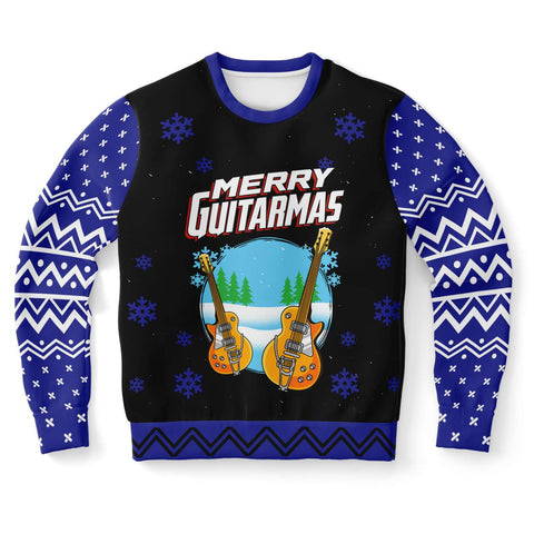 Merry Guitarmas - Athletic Sweatshirt