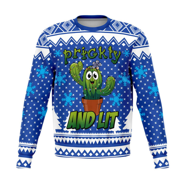 Prickly and Lit - Athletic Sweatshirt