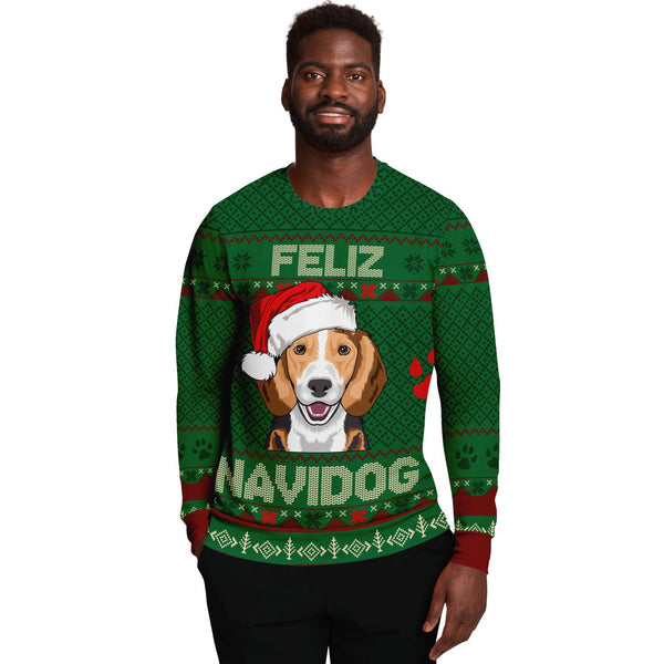 Feliz Navidog - Beagle - Athletic Sweatshirt
