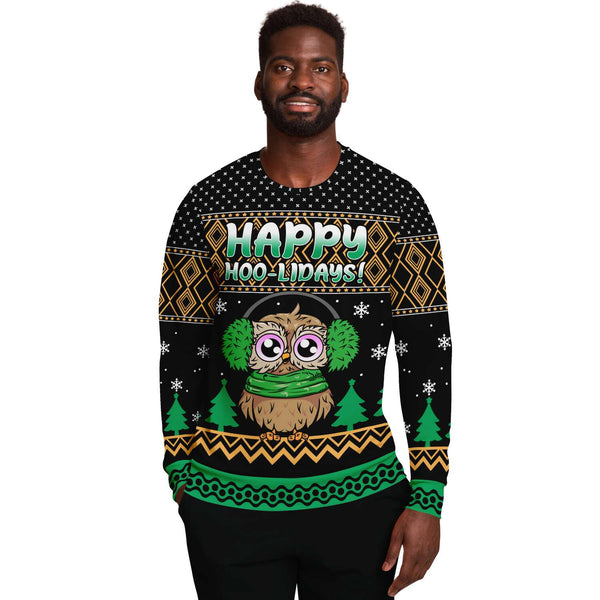Happy Hoo-lidays - Athletic Sweatshirt