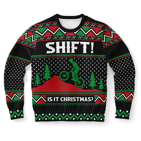 Shift It's Christmas - Athletic Sweatshirt