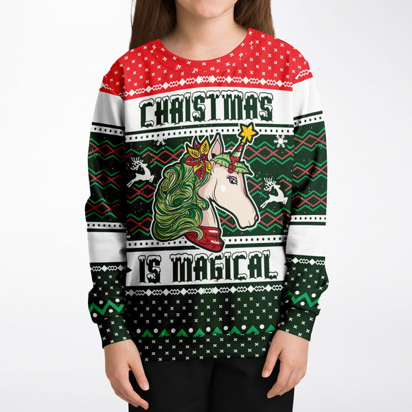 Magical Unicorn - Athletic Kids/Youth Sweatshirt