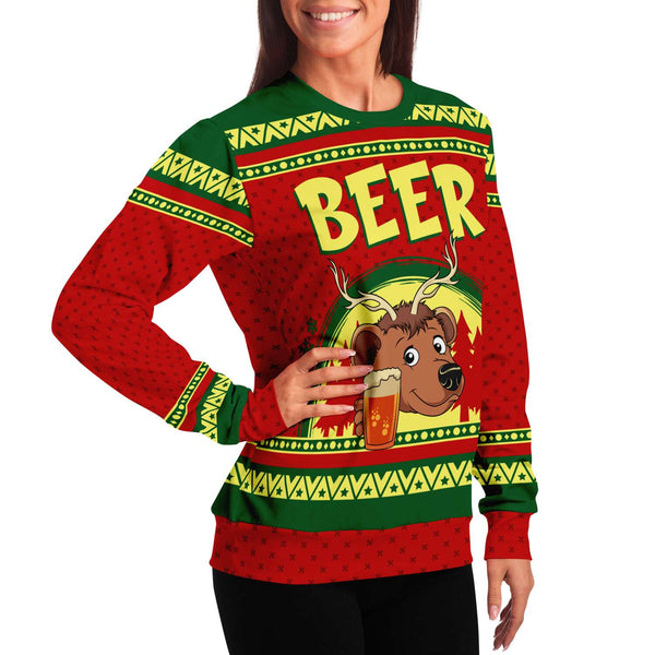 Beer Deer - Athletic Sweatshirt