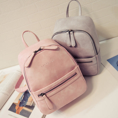 Candy color Korea school style Backpack for Women