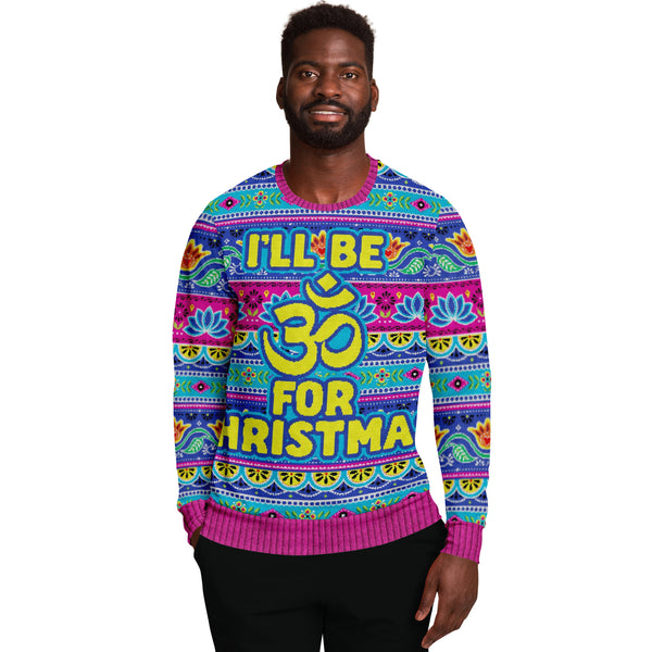 Om for Christmas - Athletic Sweatshirt