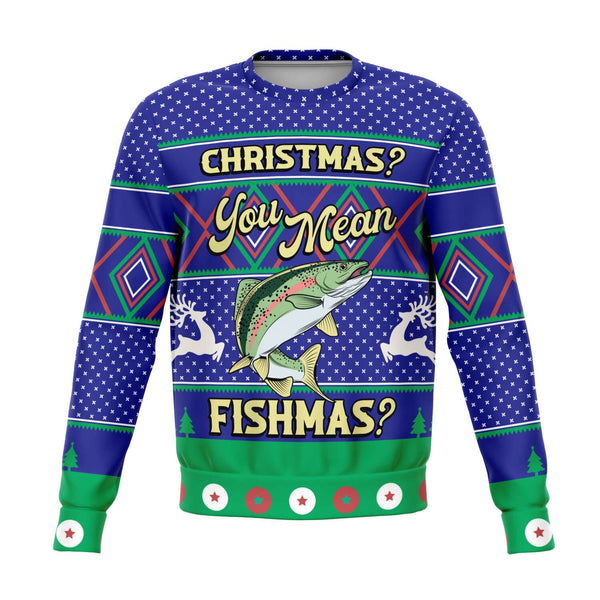 Merry Fishmas - Athletic Sweatshirt