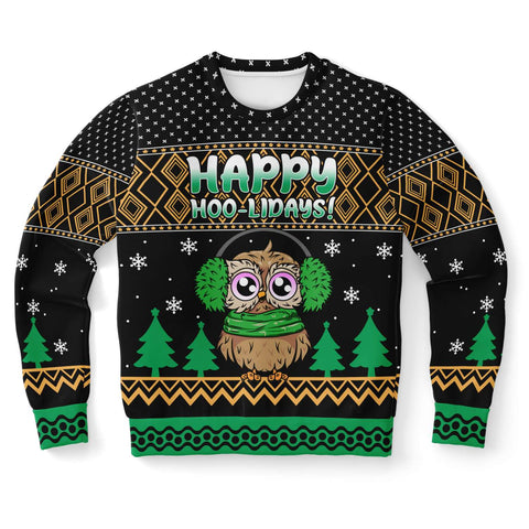 Happy Hoo-lidays - Athletic Sweatshirt