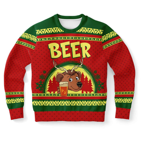 Beer Deer - Athletic Sweatshirt