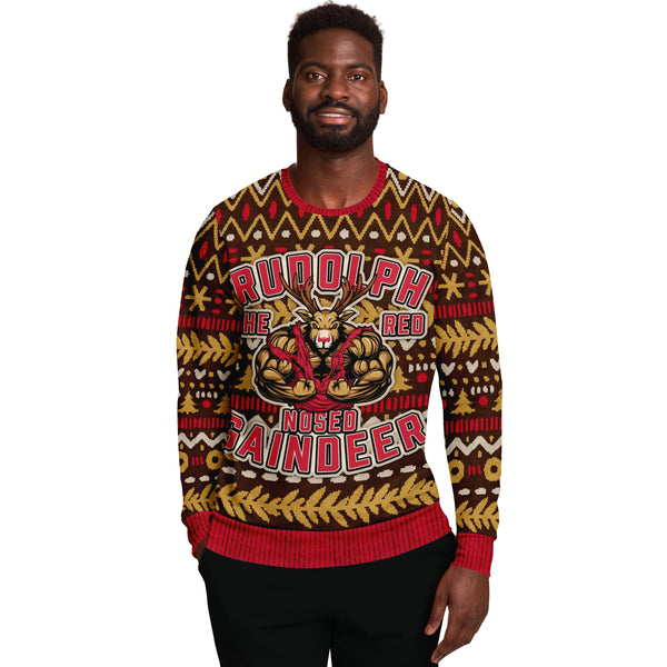 Rudolph the Red Nosed Gaindeer - Athletic Sweatshirt
