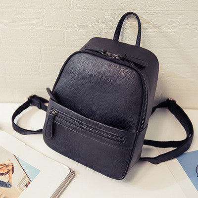 Candy color Korea school style Backpack for Women